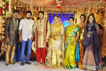 Music Director Koti Son Rajeev Wedding Reception Photos